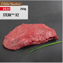 Steak de boeuf** x2 - 260g