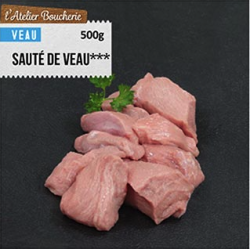 Sauté de veau*** à mijoter - 500g