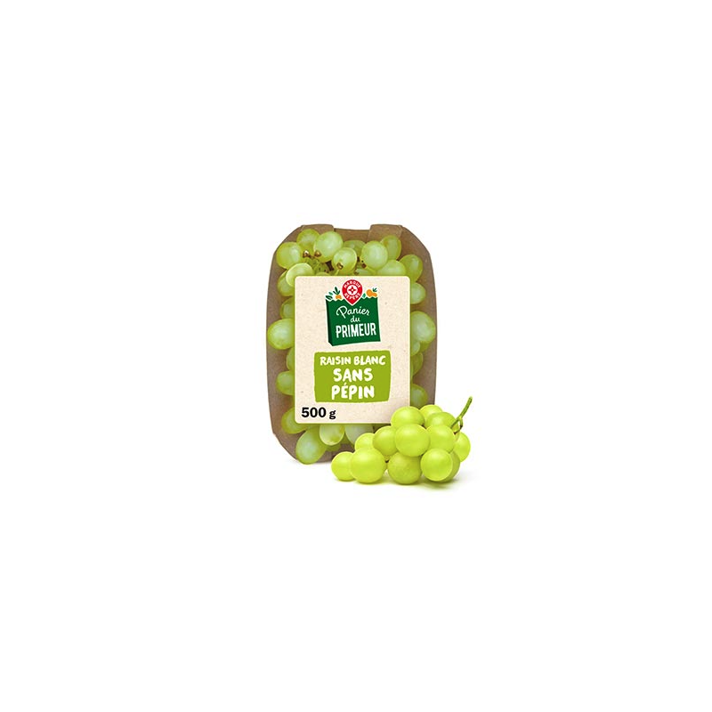 Raisin blanc sans pépins Panier du Primeur - 500g