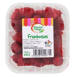 Framboises Panier du Primeur 125g