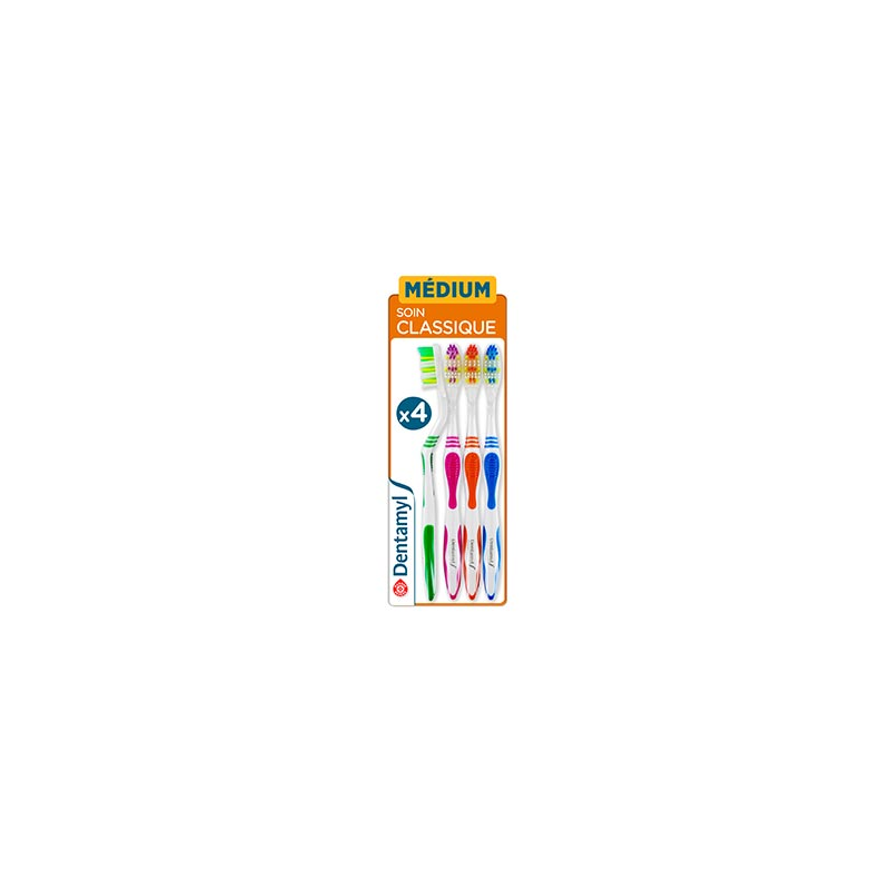 Brosse à dents Dentamyl Médium x4