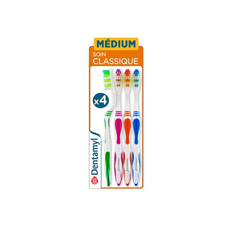 Brosse à dents Dentamyl Médium x4