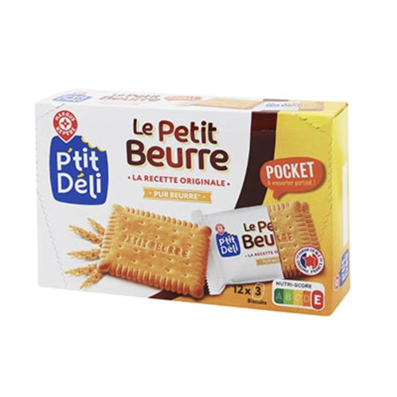 Petit Beurre Pocket P'ti Déli 3x12 sachets 300g