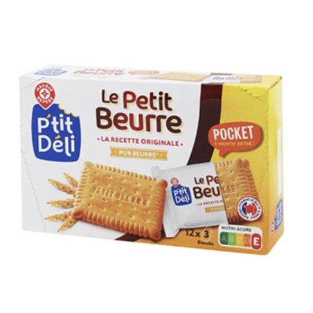 Petit Beurre Pocket P'ti Déli 3x12 sachets 300g