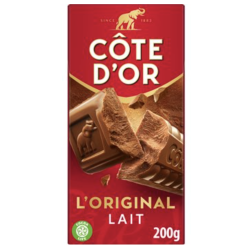 Tablette chocolat Côte d'Or Chocolat au lait - 200g