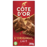 Tablette chocolat Côte d'Or Chocolat au lait - 200g